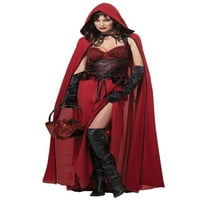 Sötét Piroska Női Halloween díszes ruha jelmez felnőtt, S