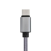 6FT C típusú USB kábel Gyors töltőkábel USB-C C típusú 3. Nejlon fonott adatszinkron Töltő kábel Nexus 6p Samsung Galaxy