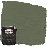 Glidden egy réteg, belső festék + alapozó, All About Olive, tojáshéj-kivitel, gallon ScotchBlue festő szalagjával,