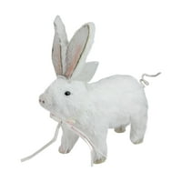 8.5 Fehér szizális malac a húsvéti nyuszi fülekkel tavaszi figurával