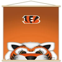 Cincinnati Bengals - S. Preston kabalája, aki fali poszter fa mágneses kerettel, 22.375 34