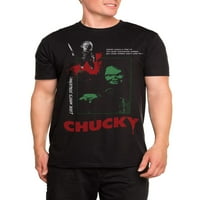 Chucky horror férfi és nagy férfi grafikus póló