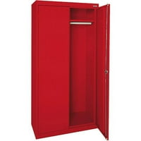 Elit sorozatú szekrény kabinet állítható polcokkal, 36 W 18 D 78 H, RED