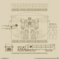 Trends International Transformers - vázlatos poszter