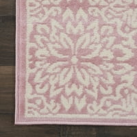 Nourison Bliss Modern Floral Ivory Pink 2 '4' terület szőnyeg