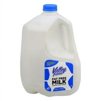 Valley Farms 0% Milksat Skim Milk, gallon
