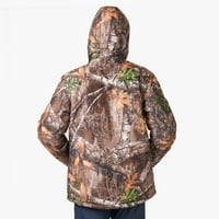 Realtree Edge férfi közepes hosszúságú szigetelt vadászkabát 3xl méretű